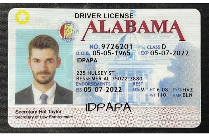 Alabama Card